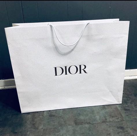 dior shopping bag paper|christian dior paper bag.